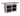 Tru 180 Outdoor Bar in White and Brown Finish - Rear View