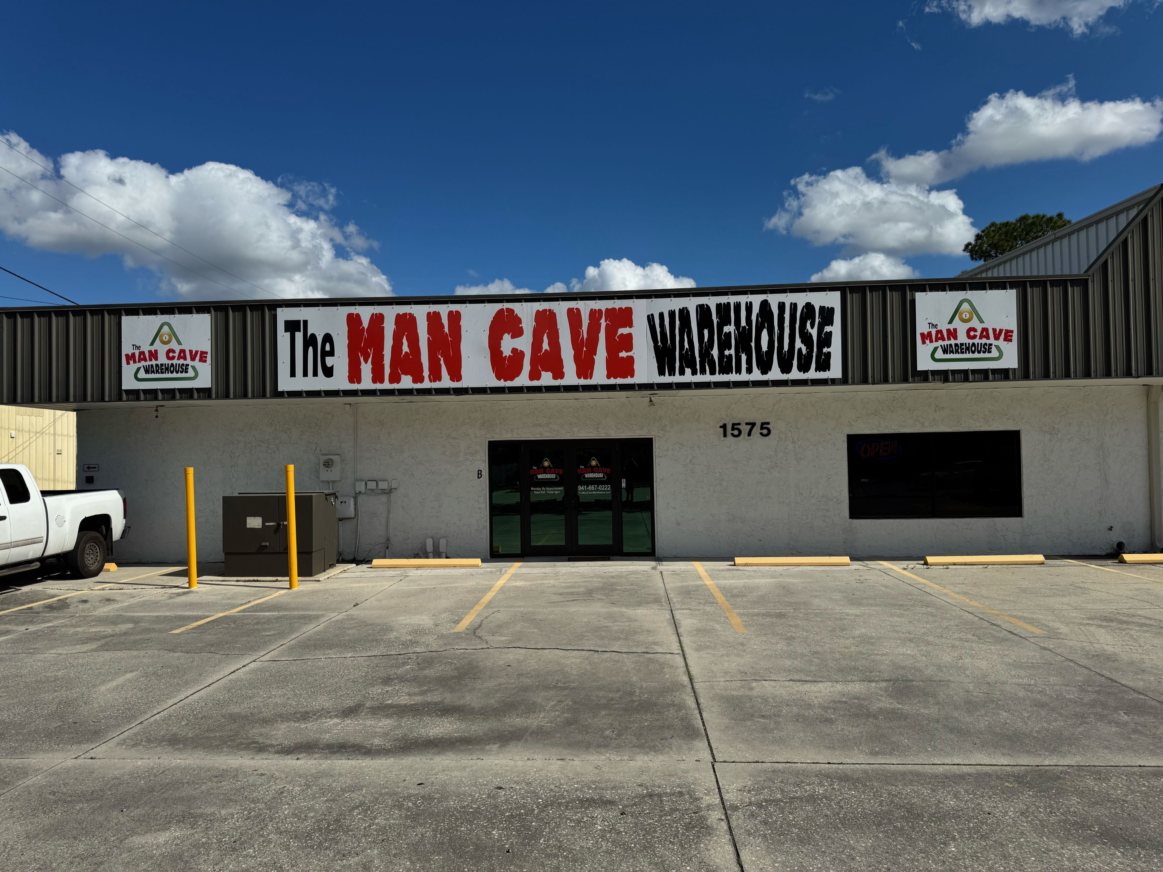 The Man Cave Warehouse Storefront