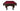 Legacy Billiards Samantha Pool Table in Nutmeg Finish with Red Cloth - End View