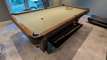 8 Ft Sheraton Pool Table with Drawer - Floor Model