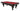 Legacy Billiards Sophie Pool Table in Nutmeg Finish with Red Cloth