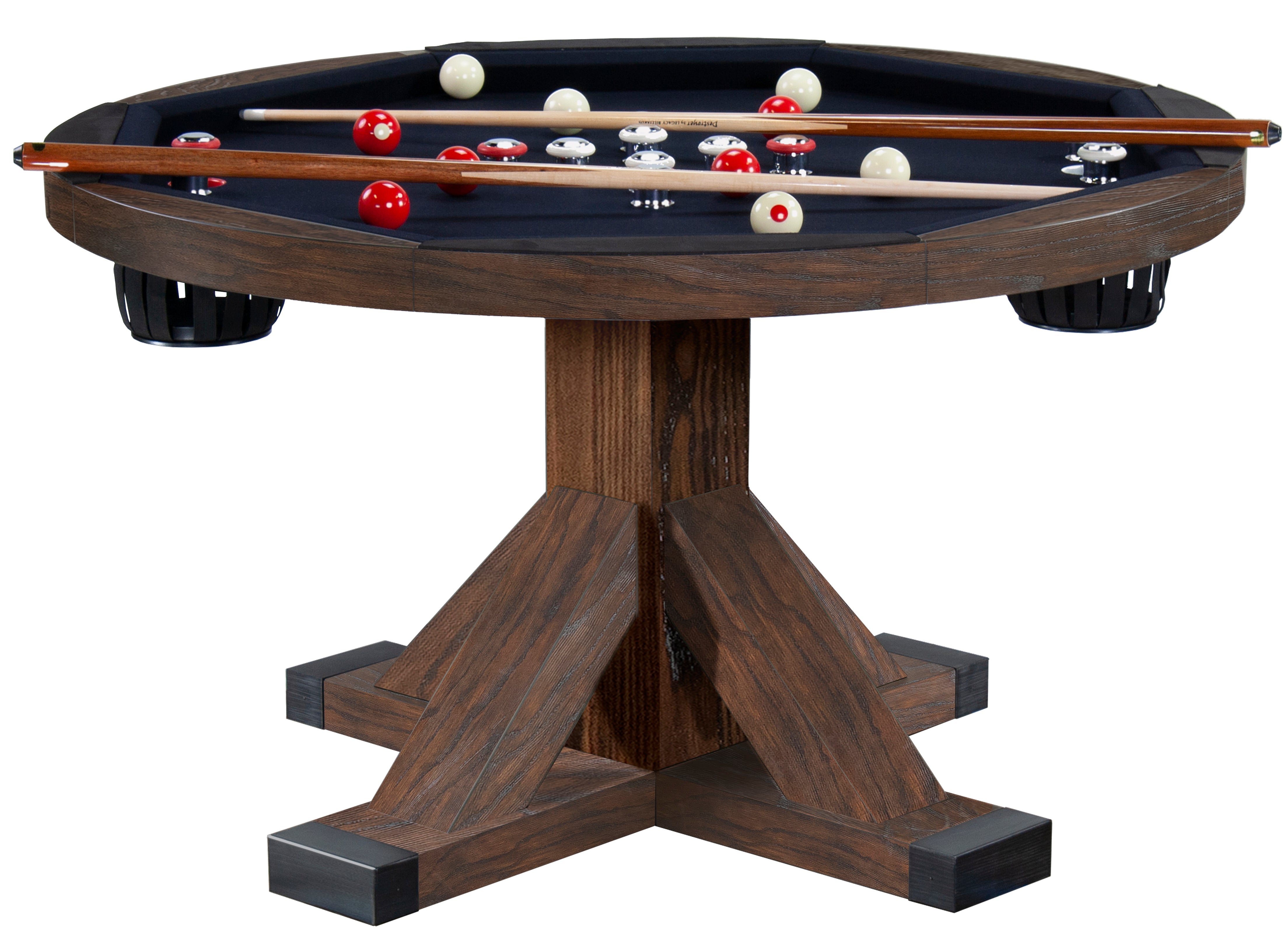 Scabarling Pool Table Sterling 3 in 1 Game Table With Bumper Pool - Rustic Series – The Man ...