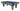 Legacy Billiards Stevie Pool Table in Ash Grey Indoor Finish with Blue Cloth