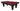 Legacy Billiards Stevie Pool Table in Nutmeg Finish with Red Cloth - Primary Image